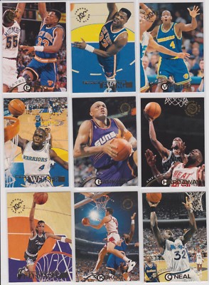 1994-95 Stadium Club Basketball NM, you pick base stars, rookie RC HOF insert