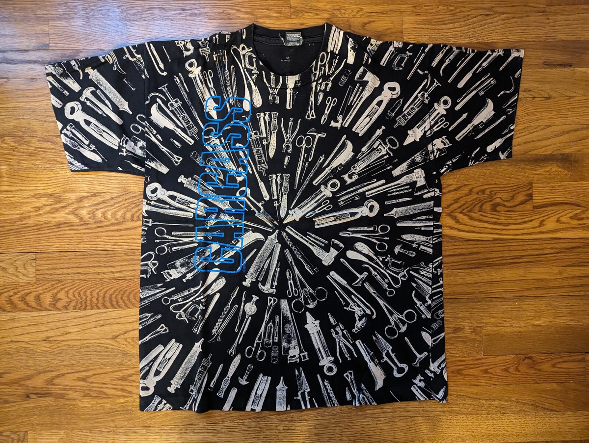 Vintage CARCASS Tools Of The Trade All Over Shirt XL Death Metal