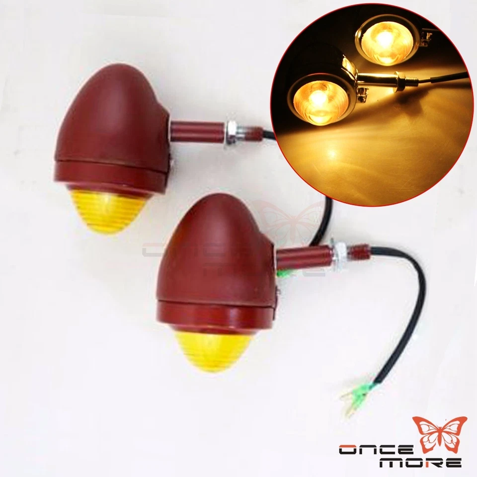 Indicador de luces de giro retro Ural Sidecar para motocicleta BMW M72 R71 R75 Foto 4 de 4