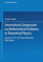 International Symposium On Mathematical Problems In Theoretical Physics H. Araki