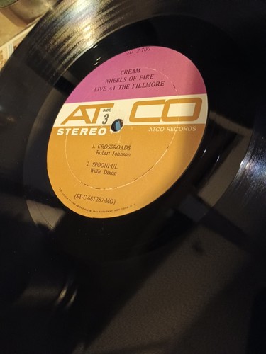 CREAM - WHEELS OF FIRE - ROCK LP ATCO RECORDS - Picture 3 of 6