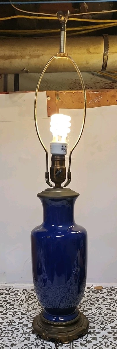 Blue Porcelain Lamp In Collectible Table Lamps for sale | eBay