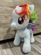 My Little Pony Large Plush Stuffed Toy 20" Rainbow Dash Hasbro Blue Pegasus 2014