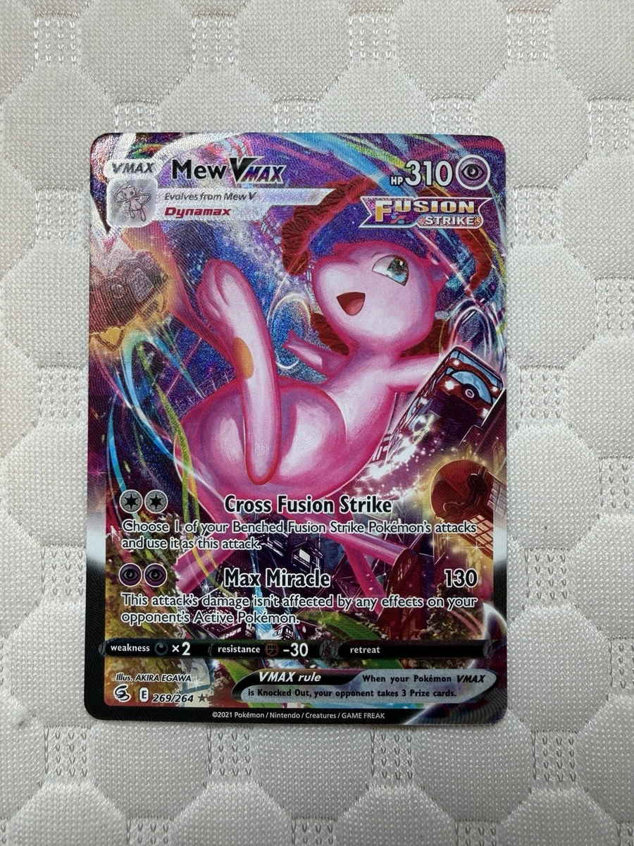 Mew VMAX 269/264 Swsh08: Fusion Strike for sale | eBay