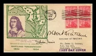 DR JIM STAMPS US COVER MARYLAND TERCENTENARY FDC SCOTT 736 BLOCK OF 4