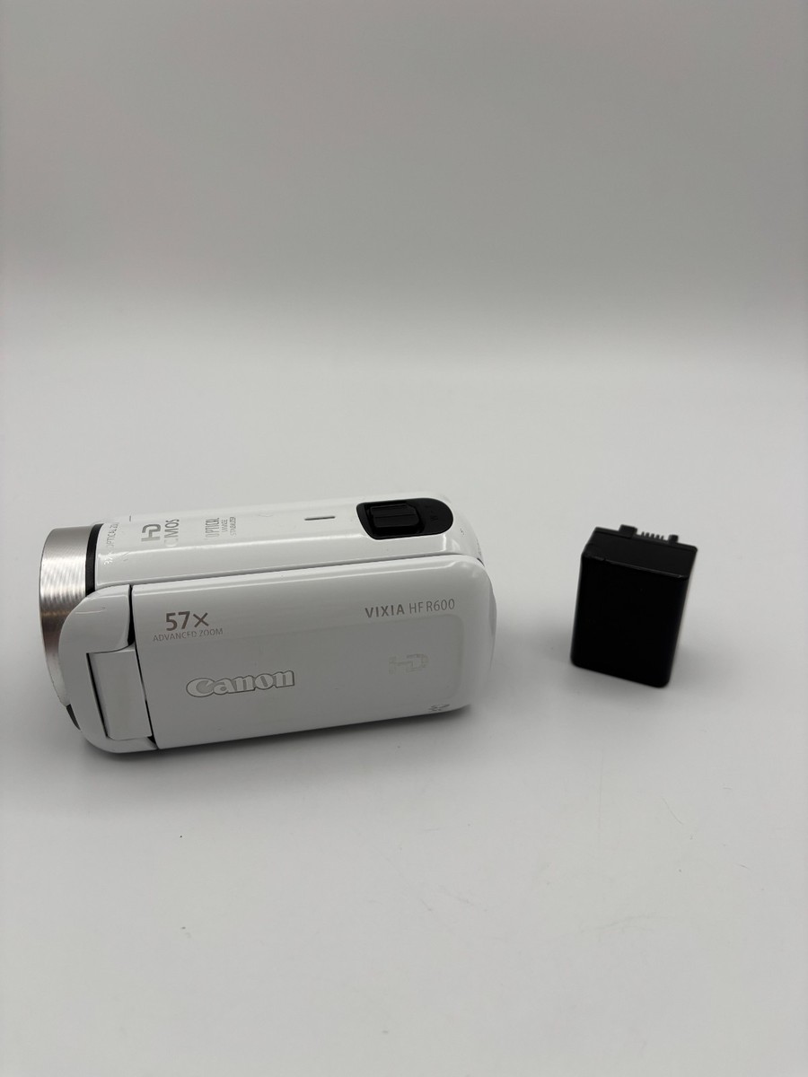 Canon VIXIA HF R600 HD CMOS Digital Camcorder White w/32x Optical