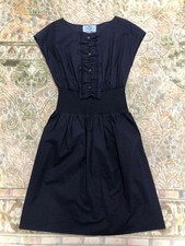 USED PRADA WAIST SHIRRED DRESS VERYGOOD