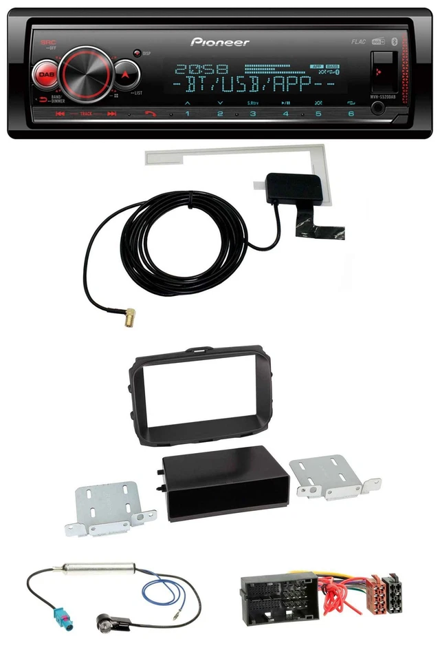 Pioneer Bluetooth DAB USB MP3 Autoradio für Alfa Romeo Giulietta 940 Facelift ab - Bild 1 von 4
