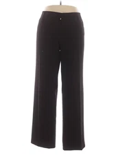 AB Studio Women Black Dress Pants 16