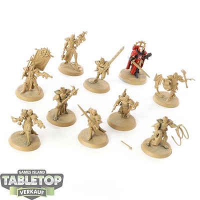 Adepta Sororitas - 10x Kill Team: Novitiates - teilweise bemalt