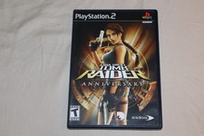 Lara Croft: Tomb Raider Anniversary (Sony PlayStation 2 2007) PS2 w/ CASE MANUAL