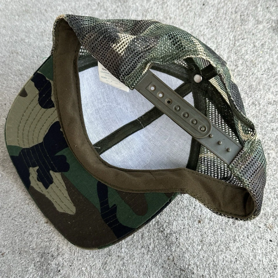 De colección Patos Ilimitado Bosque Camuflaje Malla Camionero Sombrero Gorra SnapBack Años 80 Caza Foto 3 de 4