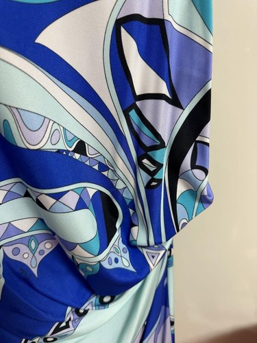 Emilio Pucci dress in a popular pattern new fashion women blue color cute blue - Picture 8 of 12