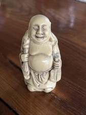 VINTAGE JAPANESE Buddha Resin NETSUKE Style C...