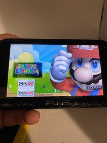 Sony PSP-1001 PlayStation Portable Console 128GB Charger Tested W Digital Games