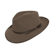 Stetson Stratoliner Fedora Fur Felt Cowboy Hat 7 1/4 Caribou