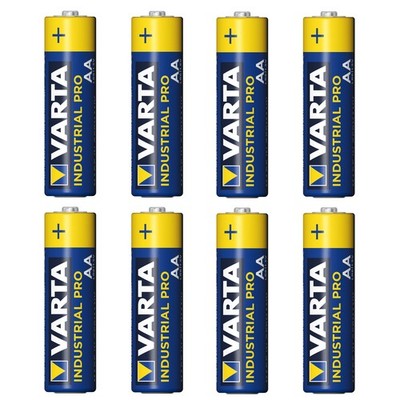 VARTA Industrial AA Alkalibatterien 1,5V LR6 8er Pack 4006