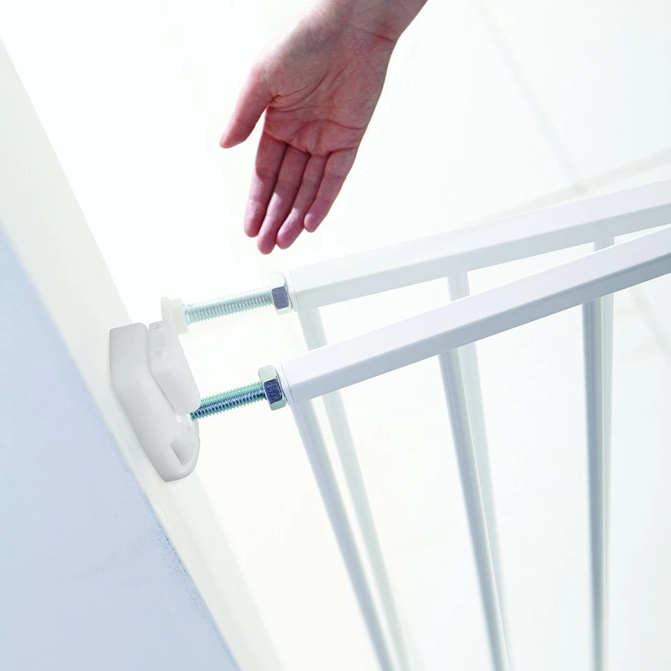 Lindam Erweiterbares Tür-/Treppenschutzgitter mit Wandbefestigung, 64,5 - 102 cm - Bild 3 von 4