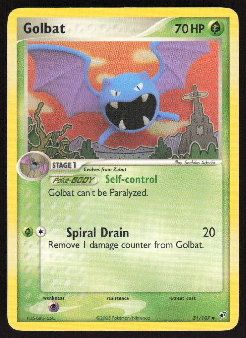 Golbat 31/107 Uncommon Deoxys Pokemon Lightly Played