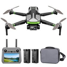 Drones with Camera for Adults 4K, 5.7" FPV Touchscreen, Auto Return, Follow