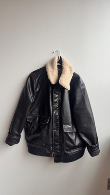 XL levi's brown/black leather jacket NEW without tags