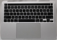 OEM Apple Macbook Pro A2289 Palmrest Keyboard Trackpad 2020 Silver