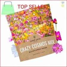 Cosmos Seeds Wildflower Mixture - Bulk 1 Ounce Packet - Over 5,000 Seeds - Pink, 295.36 per gallon
