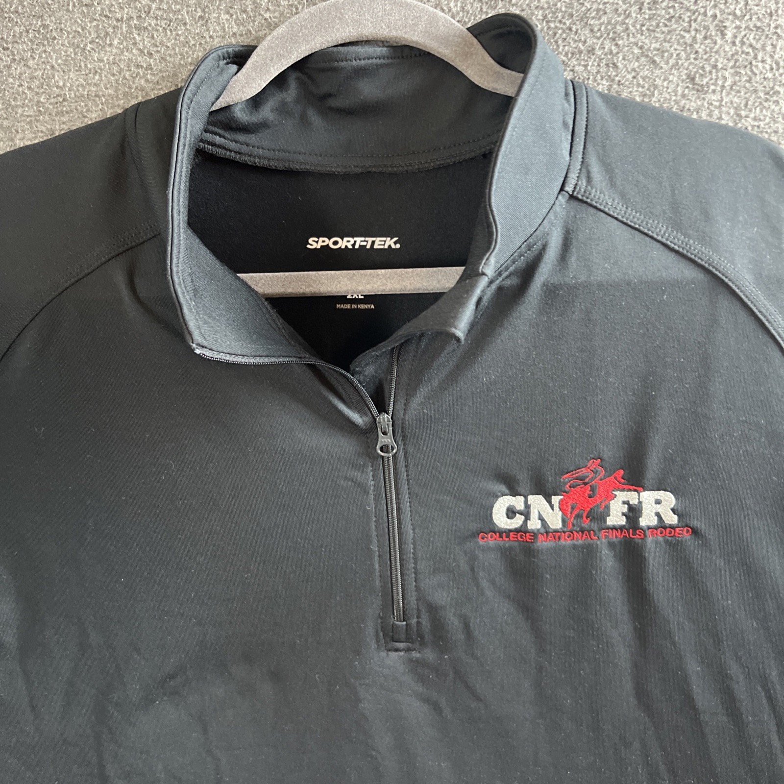 CNFR Rodeo Men’s XXL Pull-Over Wick Away Lightweight Top. RARE, W soft fleece image 9