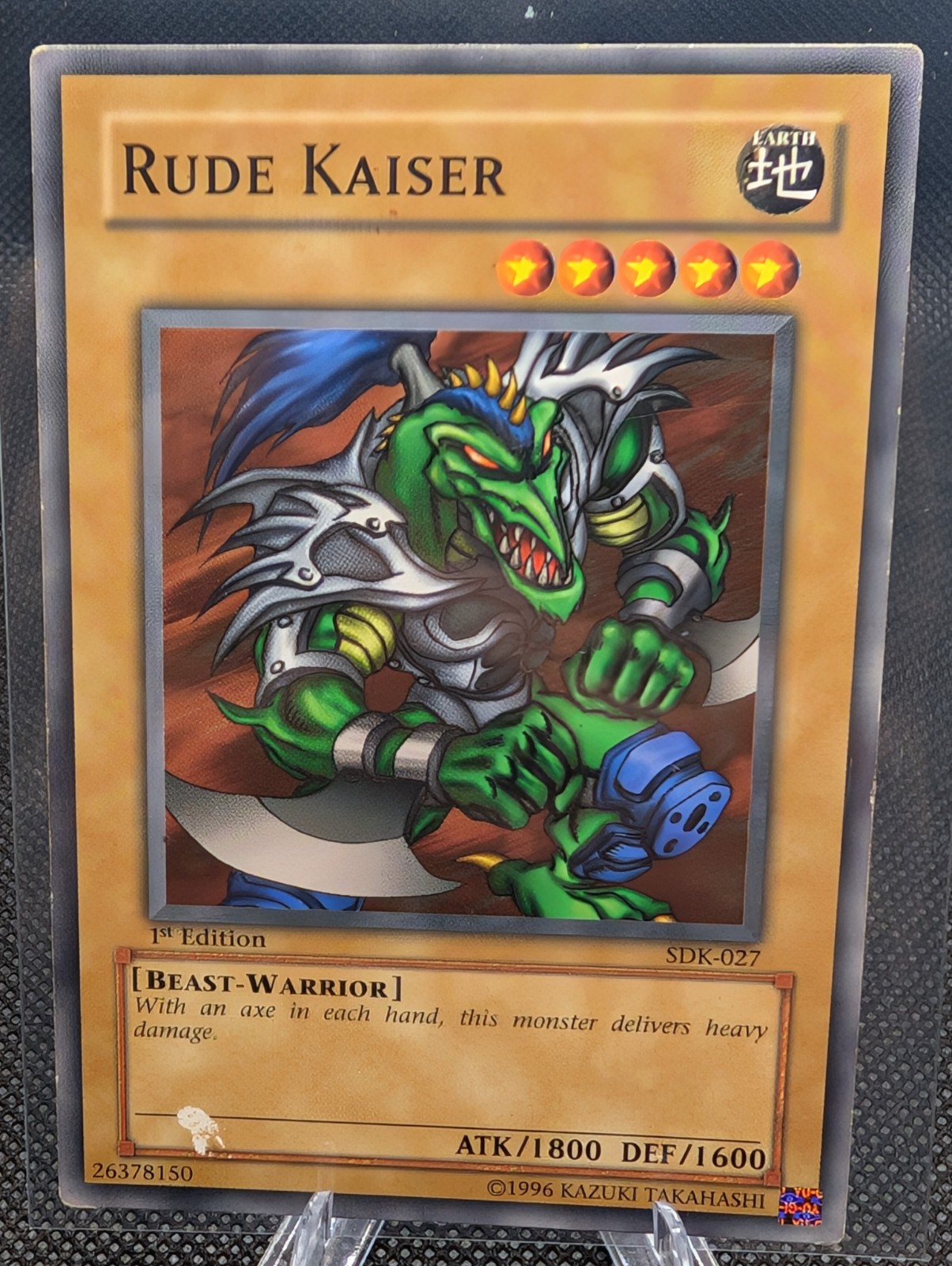 YuGiOh RUDE KAISER SDK-027 1st Edition Starter Deck Kaiba Rare