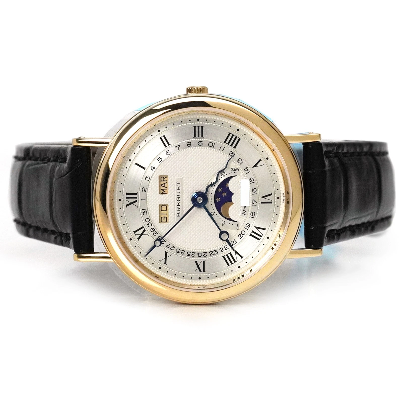 Breguet — Breguet Classique Serpentine Triple Calendar Wristwatch 3040BA/15/984 SERVICED