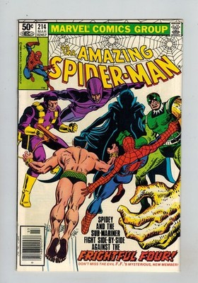 Amazing Spider-Man (1963) # 214 Newsstand (8.5-VF+) (172783) Sub-Mariner, Fri...