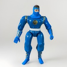Vintage 1995 Blue Ninja Ranger Might Morphin Power Rangers  5” Loose