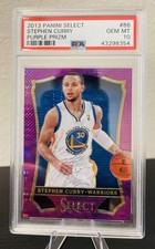 2013 Panini Select Stephen Curry Purple Prizm (#33/99) - PSA GEM MT 10 Pop 20