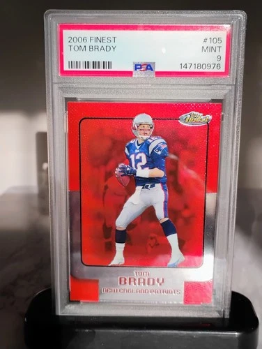 2006 Topps Finest - Tom Brady #105