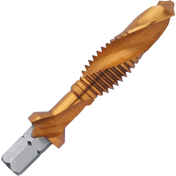 Exact 0 HSS TiN SGE Bit Combi Tool M8