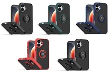 Lot/5 Shockproof TPU Case w/Magnetic Ring for iPhone 17/17 Air/17 Pro/17 Pro Max