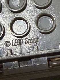 LEGO 4519 Rail Crossing Track 32087c01 76049 For 9V Train 4558 4551 Dark Gray