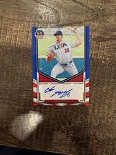 Ethan McElvain 2025 Panini USA Stars & Stripes Blue Auto /100