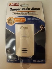 Kidde Carbon Monoxide Alarm Tamper Resistant Plug In Battery Backup NEW Sealed