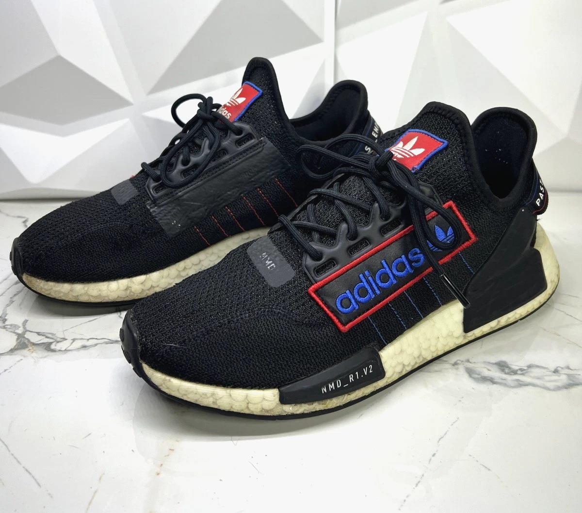 adidas NMD_R1 V2 Logo Patch - Black for Sale | Authenticity 