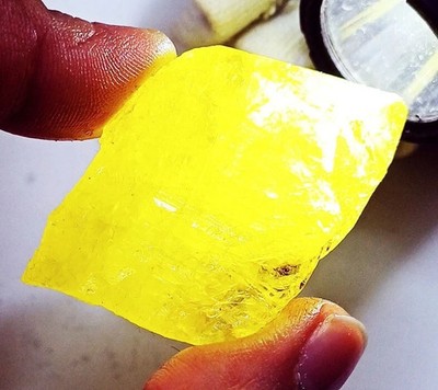 Natural Yellow Lemon Topaz Roh Zertifiziert Lose Edelstein 178.50 Ct