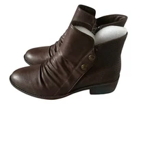 Baretrap Stevie Ankle Boot, Size 8M Women’s, Dark Brown