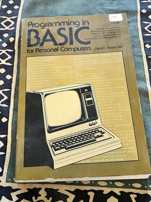 Vintage 1981 Programming in BASIC for Personal Computers by David L. Heiserman