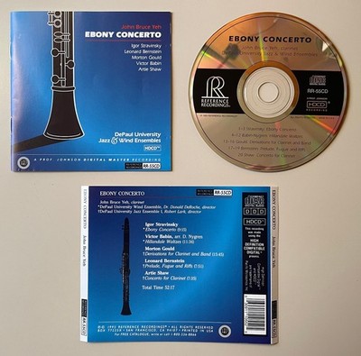John Bruce Yeh: ''Ebony Concerto'' Pre-owned CD N0 JEWEL CASE NO USPS TRACKING