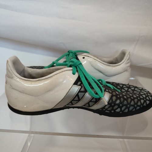 Adidas Fußballschuhe grün weiß schwarz UK 2 35 2015 Indoor Freizeitkleidung Unisex - Bild 4 von 13