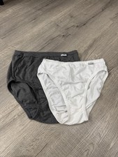 Jockey Women's 2-Pack Cotton Briefs Panty Different Style Size 6 10942