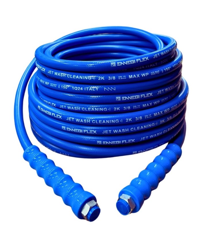Tubo 20m 5/16 2SK JET WASH Blu 400 Bar per Idropulitrice Alta Pressione