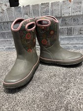 BOGS Kids SLUSHIE REEF WINTER BOOTS Floral Design youth Size US 5