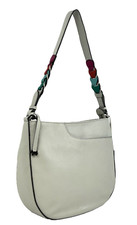 Radley London Pockets Medium Shoulder Bag Off White Pale Grey Leather RRP 199