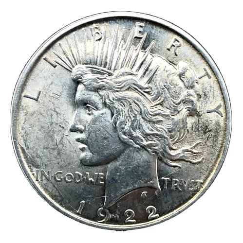 1922-D Peace Dollar BU Choice Uncirculated Mint State 90% Silver $1 US Coin#154